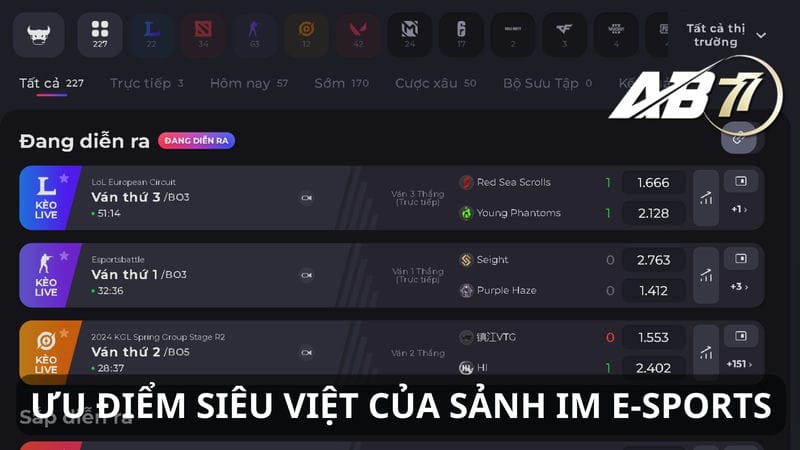 4 ưu điểm vượt trội mà IM E-Sports tự tin thu hút khách