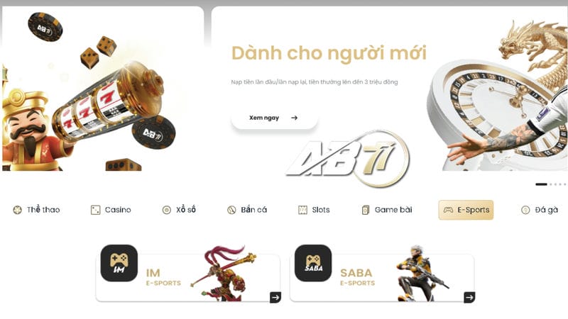 Cách tham gia vào SABA E-Sports tại nhà cái trực tuyến Ab77