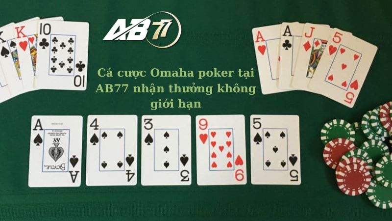 Cá cược Omaha poker tại AB77 nhận thưởng không giới hạn